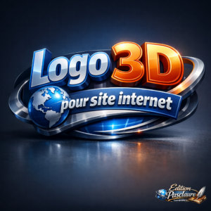 Logo 3D pour votre site internet