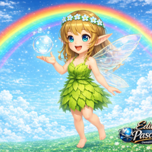 Fée LISA - sous un Arc en Ciel