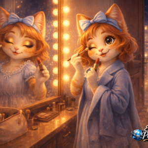 Laure CHADOR se maquille avec soin