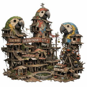 Le monde des perroquets